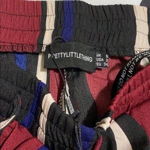PrettyLittleThing Pants - PLT multicolor pants NWT! PrettyLittleThing Pants - PLT multicolor pants NWT!